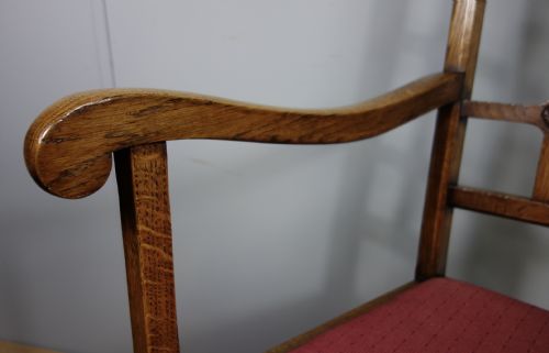 OAK DESK ELBOW CHAIR - ADDITIONAL PHOTO 5