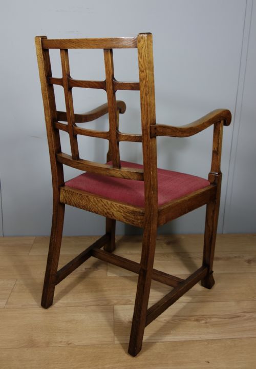 OAK DESK ELBOW CHAIR - ADDITIONAL PHOTO 7