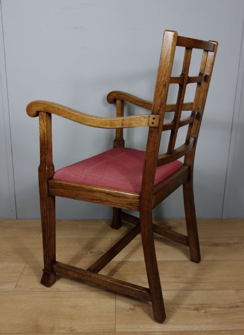 OAK DESK ELBOW CHAIR - ADDITIONAL PHOTO 8