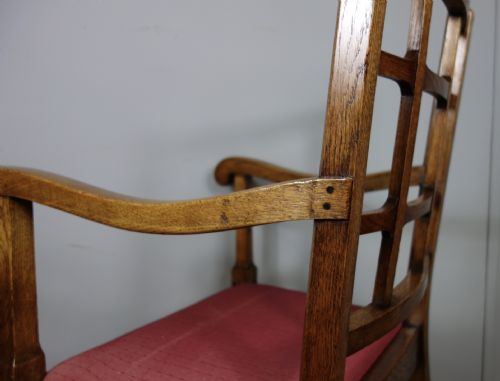 OAK DESK ELBOW CHAIR - ADDITIONAL PHOTO 9