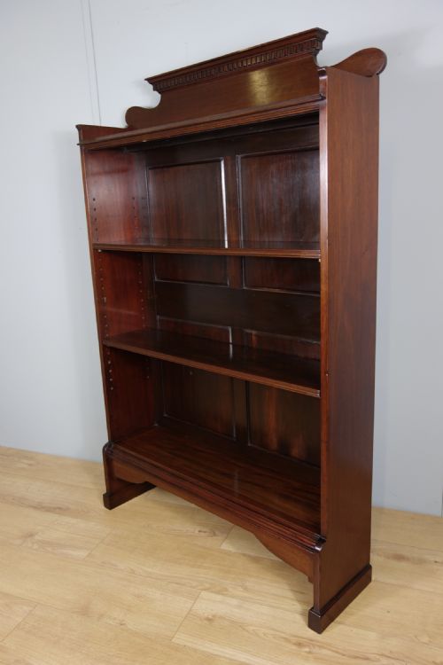 MAHOGANY OPEN BOOKCASE - ADDITIONAL PHOTO 7