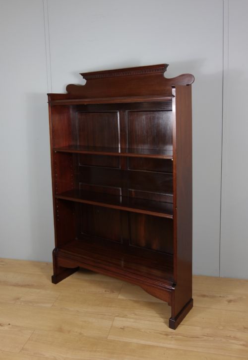 MAHOGANY OPEN BOOKCASE - ADDITIONAL PHOTO 9