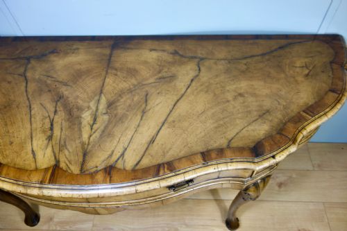 WALNUT CONSOLE TABLE - ADDITIONAL PHOTO 2