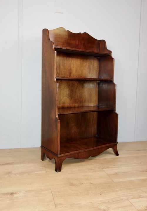 MAHOGANY OPEN BOOKCASE - ADDITIONAL PHOTO 1