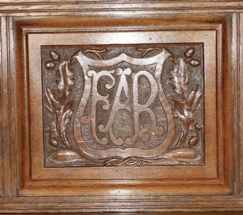 VICTORIAN OAK SETTLE - ADDITIONAL PHOTO 4