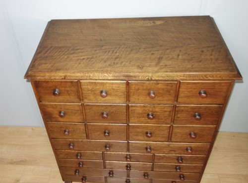 OAK MULTI CHEST OF DRAWERS - ADDITIONAL PHOTO 2