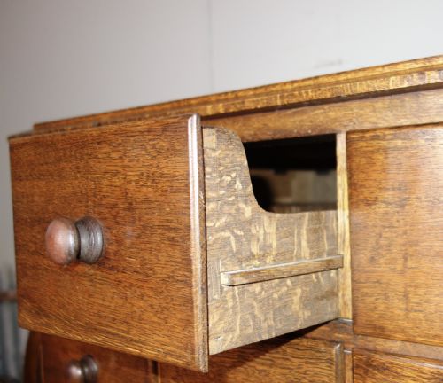 OAK MULTI CHEST OF DRAWERS - ADDITIONAL PHOTO 5