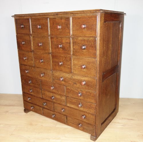OAK MULTI CHEST OF DRAWERS - ADDITIONAL PHOTO 6