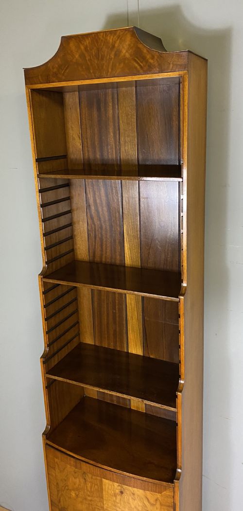 NARROW WALNUT BOOKCASE - ADDITIONAL PHOTO 2