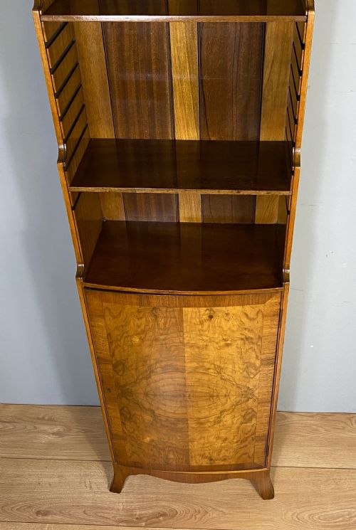 NARROW WALNUT BOOKCASE - ADDITIONAL PHOTO 4