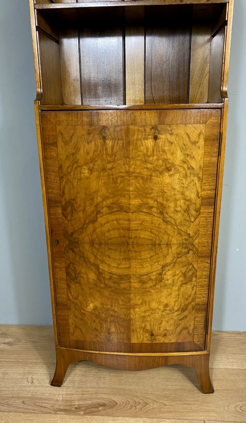 NARROW WALNUT BOOKCASE - ADDITIONAL PHOTO 6