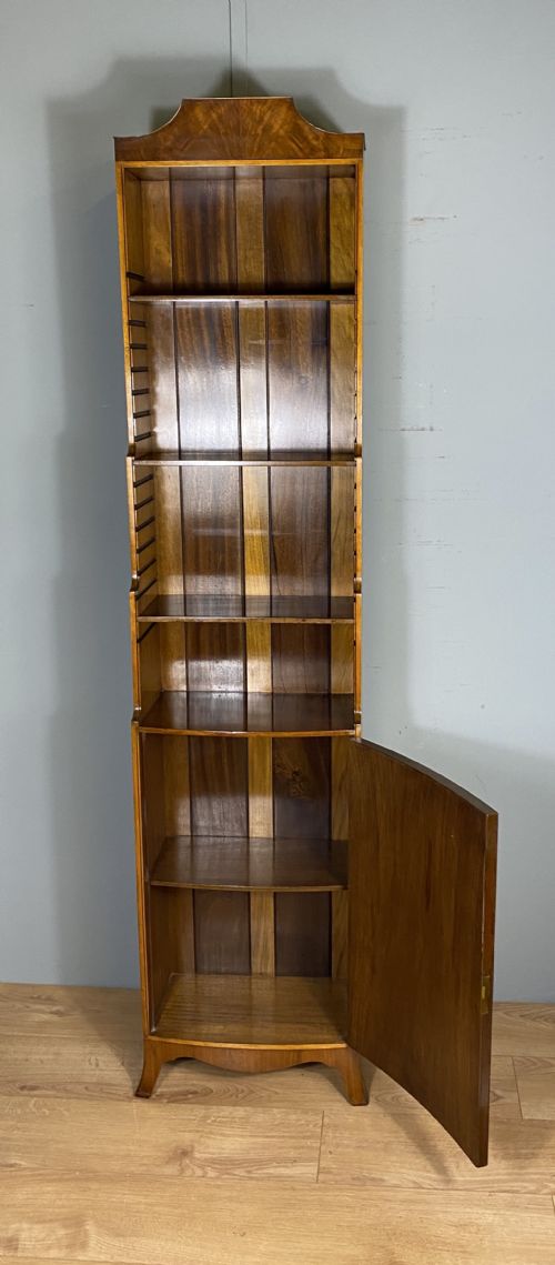 NARROW WALNUT BOOKCASE - ADDITIONAL PHOTO 7