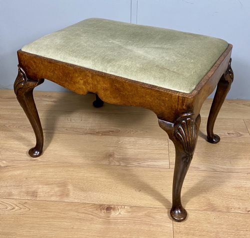 walnut stool by charles tozer - CATEGORY: ANTIQUE STOOLS - DATED 1910