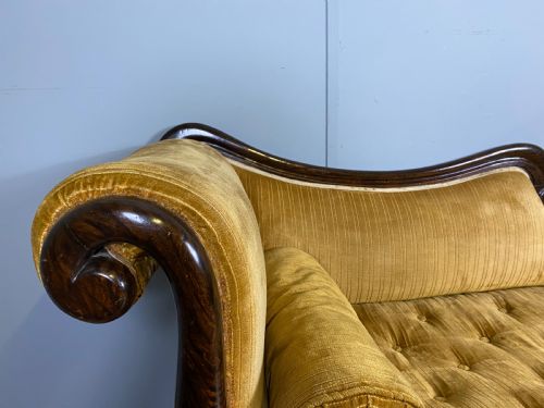 VICTORIAN FAUXROSEWOOD CHAISE LONGUE - ADDITIONAL PHOTO 2
