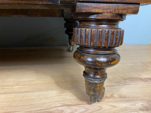 VICTORIAN FAUXROSEWOOD CHAISE LONGUE - ADDITIONAL PHOTO 6
