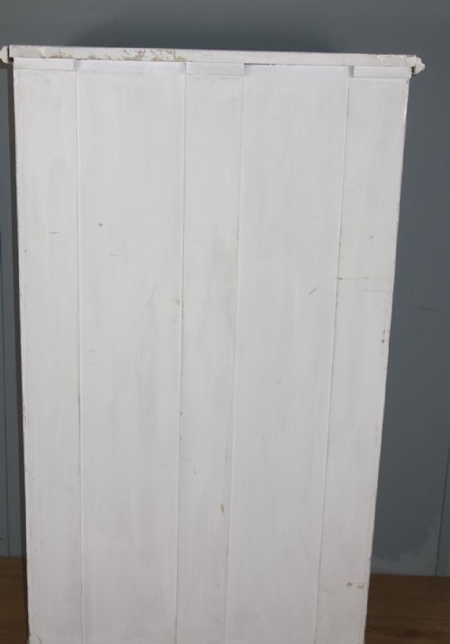 TALL PAINTED EDWARDIAN CHEST OF DRAWERS - ADDITIONAL PHOTO 6