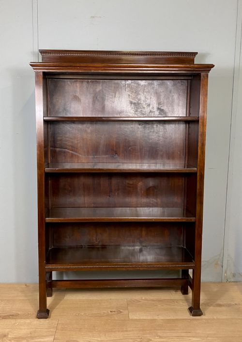 OPEN MAHOGANY BOOKCASE - ADDITIONAL PHOTO 1