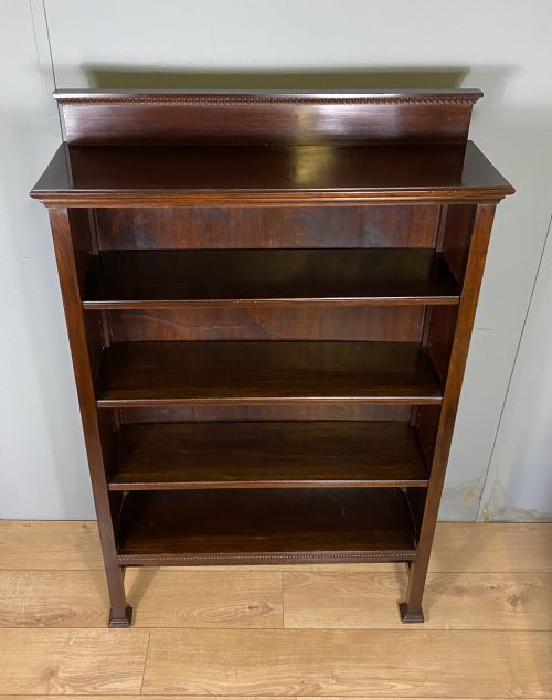 OPEN MAHOGANY BOOKCASE - ADDITIONAL PHOTO 2