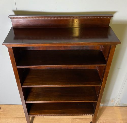OPEN MAHOGANY BOOKCASE - ADDITIONAL PHOTO 5