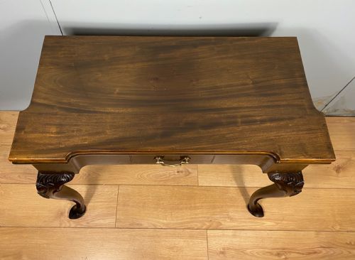 EDWARDIAN MAHOGANY CARD TABLE - ADDITIONAL PHOTO 5