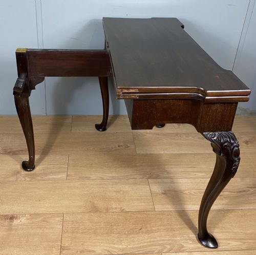 EDWARDIAN MAHOGANY CARD TABLE - ADDITIONAL PHOTO 9