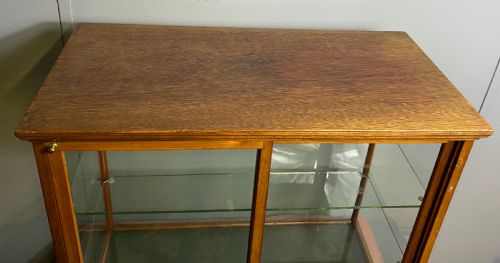 SMALL MAHOGANY SHOP DISPLAY CABINET - ADDITIONAL PHOTO 6