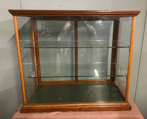 SMALL MAHOGANY SHOP DISPLAY CABINET - ADDITIONAL PHOTO 7