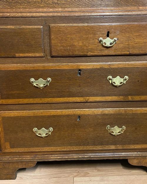 ANTIQUE OAK LIVERY CUPBOARD - ADDITIONAL PHOTO 2