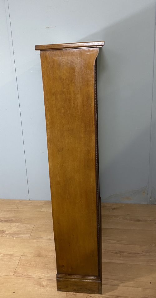 VICTORIAN OPEN OAK BOOKCASE - ADDITIONAL PHOTO 8