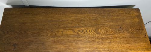 VICTORIAN OPEN OAK BOOKCASE - ADDITIONAL PHOTO 9