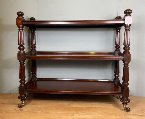 THOMAS WILLSON OF LONDON 19TH CENTURY MAHOGANY BUFFET - ADDITIONAL PHOTO 1
