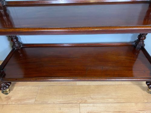 THOMAS WILLSON OF LONDON 19TH CENTURY MAHOGANY BUFFET - ADDITIONAL PHOTO 5