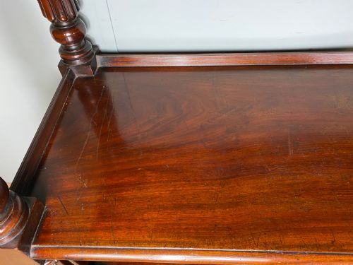 THOMAS WILLSON OF LONDON 19TH CENTURY MAHOGANY BUFFET - ADDITIONAL PHOTO 6