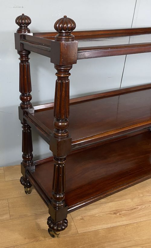 THOMAS WILLSON OF LONDON 19TH CENTURY MAHOGANY BUFFET - ADDITIONAL PHOTO 10