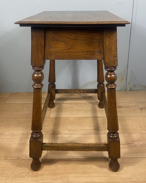 ARTS CRAFTS OAK HALL TABLE - ADDITIONAL PHOTO 8