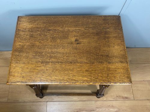 ARTS CRAFTS OAK HALL TABLE - ADDITIONAL PHOTO 10