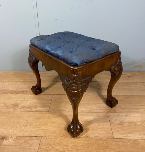 VICTORIAN WALNUT STOOL - ADDITIONAL PHOTO 2