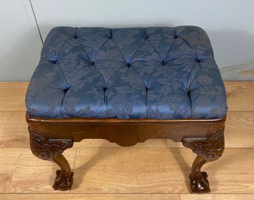 VICTORIAN WALNUT STOOL - ADDITIONAL PHOTO 6