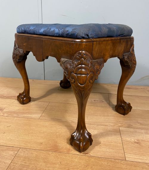 VICTORIAN WALNUT STOOL - ADDITIONAL PHOTO 7