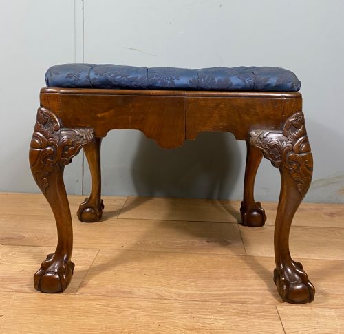VICTORIAN WALNUT STOOL - ADDITIONAL PHOTO 8