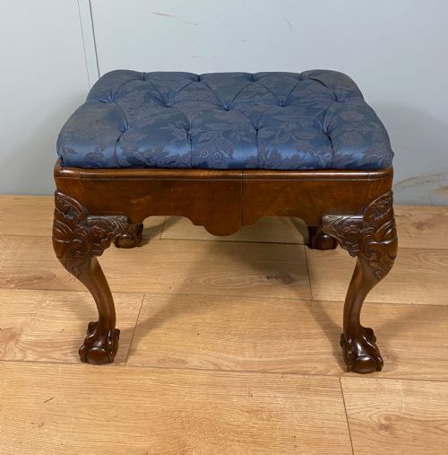 VICTORIAN WALNUT STOOL - ADDITIONAL PHOTO 10