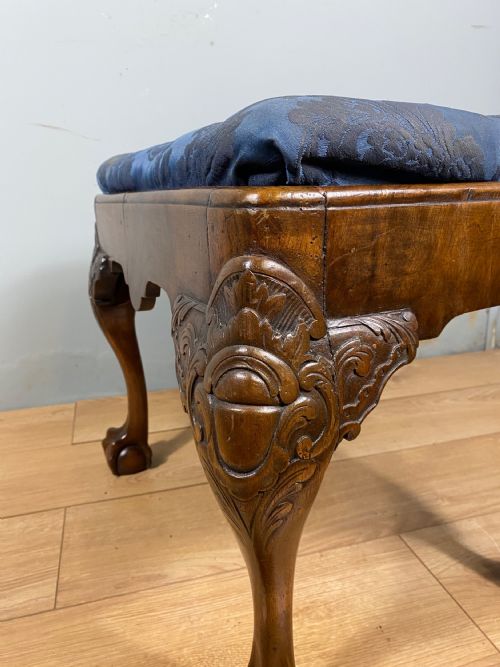 VICTORIAN WALNUT STOOL - ADDITIONAL PHOTO 5