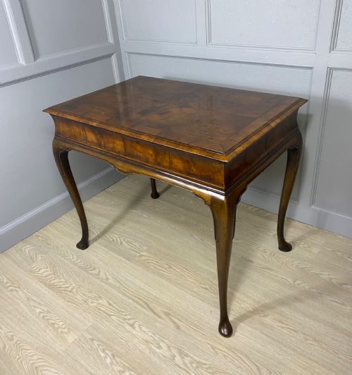 EDWARDIAN WALNUT WRITING TABLE - ADDITIONAL PHOTO 2