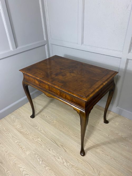 EDWARDIAN WALNUT WRITING TABLE - ADDITIONAL PHOTO 1