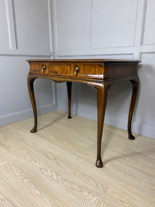EDWARDIAN WALNUT WRITING TABLE - ADDITIONAL PHOTO 7
