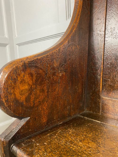 VICTORIAN VERNACULAR PINE BENCH - ADDITIONAL PHOTO 2