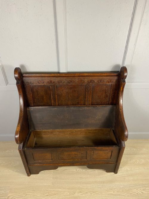 VICTORIAN VERNACULAR PINE BENCH - ADDITIONAL PHOTO 3