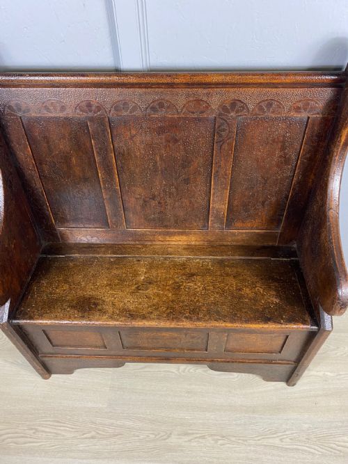 VICTORIAN VERNACULAR PINE BENCH - ADDITIONAL PHOTO 5