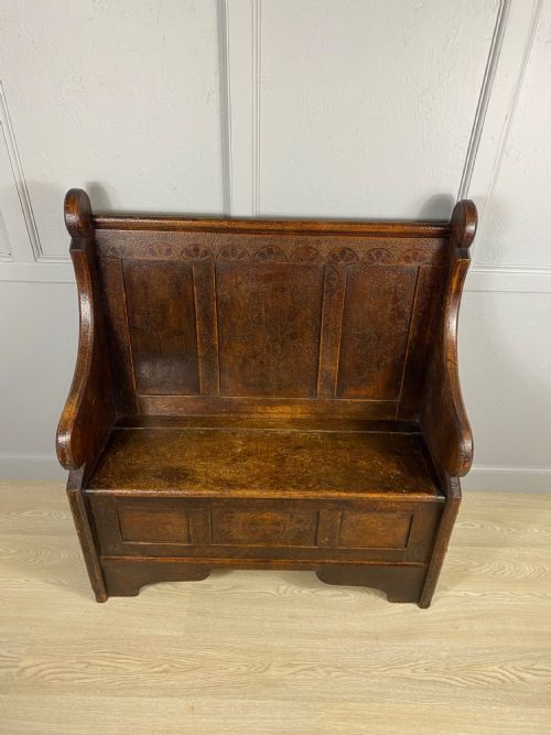 VICTORIAN VERNACULAR PINE BENCH - ADDITIONAL PHOTO 6