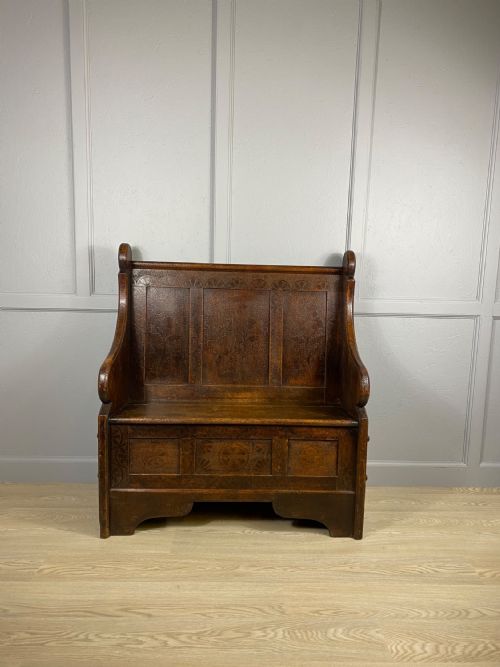 VICTORIAN VERNACULAR PINE BENCH - ADDITIONAL PHOTO 7